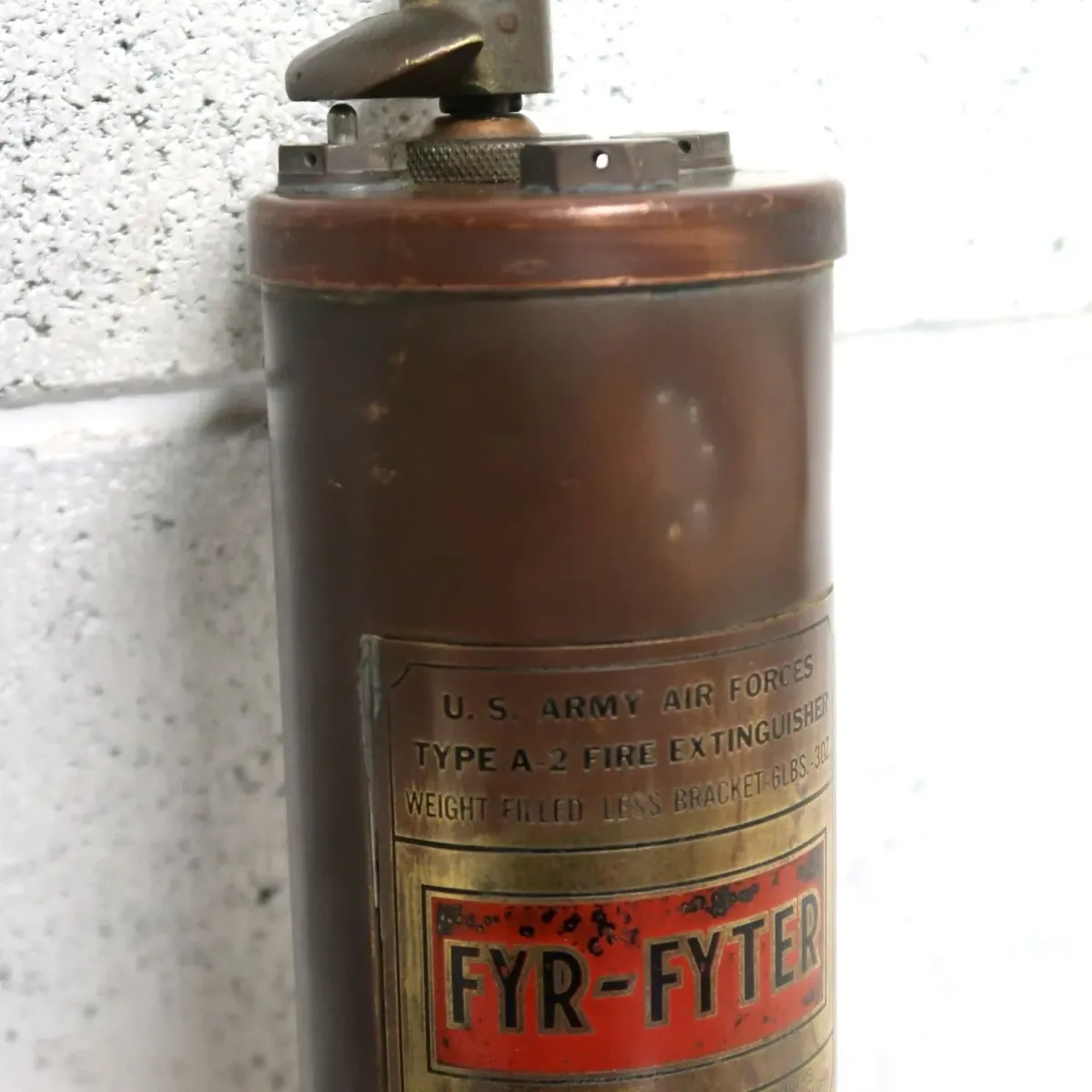 ビンテージ 消火器 銅×真鍮