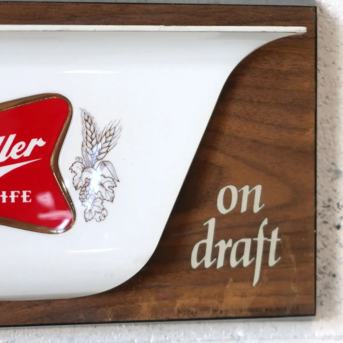 Miller HIGH LIFE ビンテージ ウォールサイン