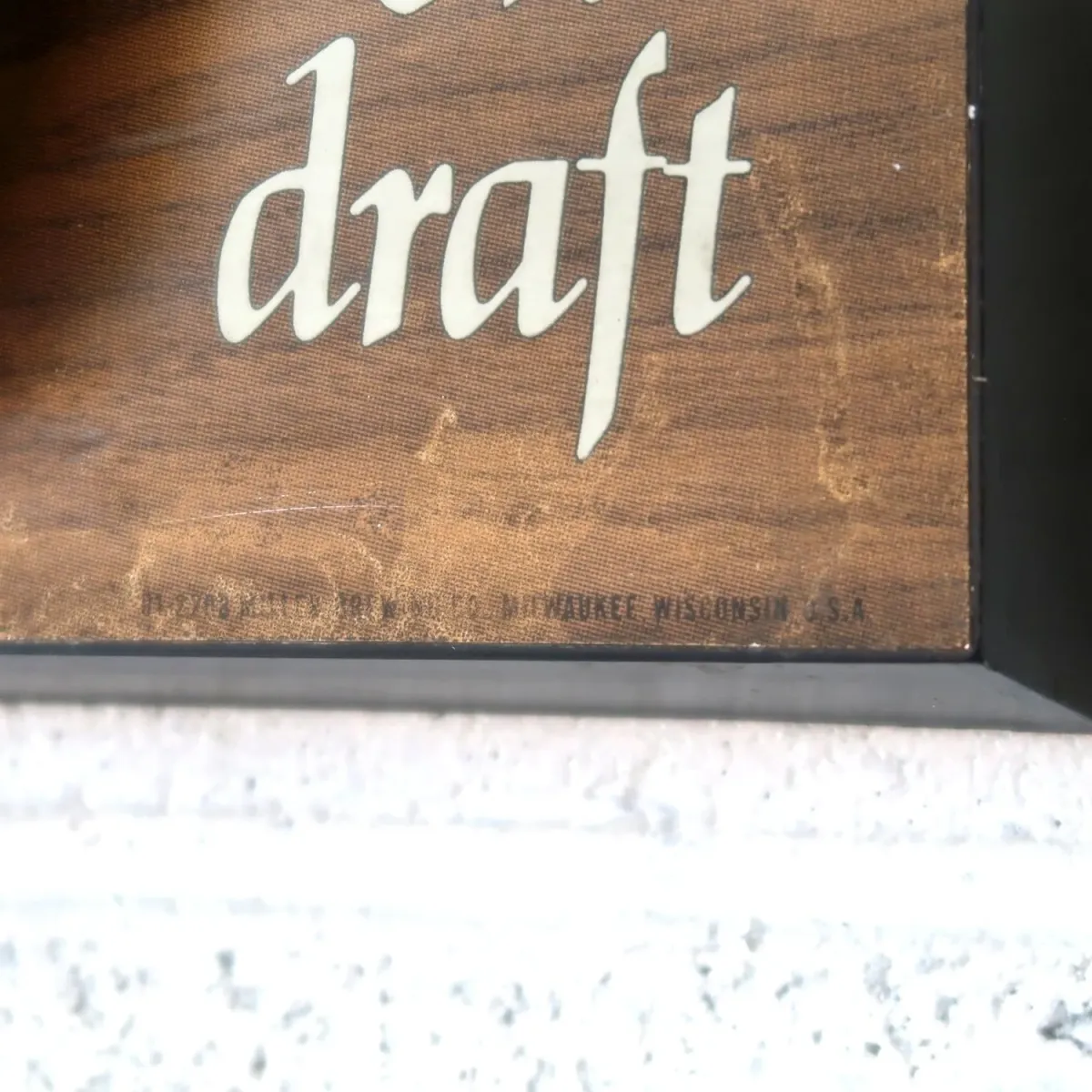 Miller HIGH LIFE ビンテージ ウォールサイン