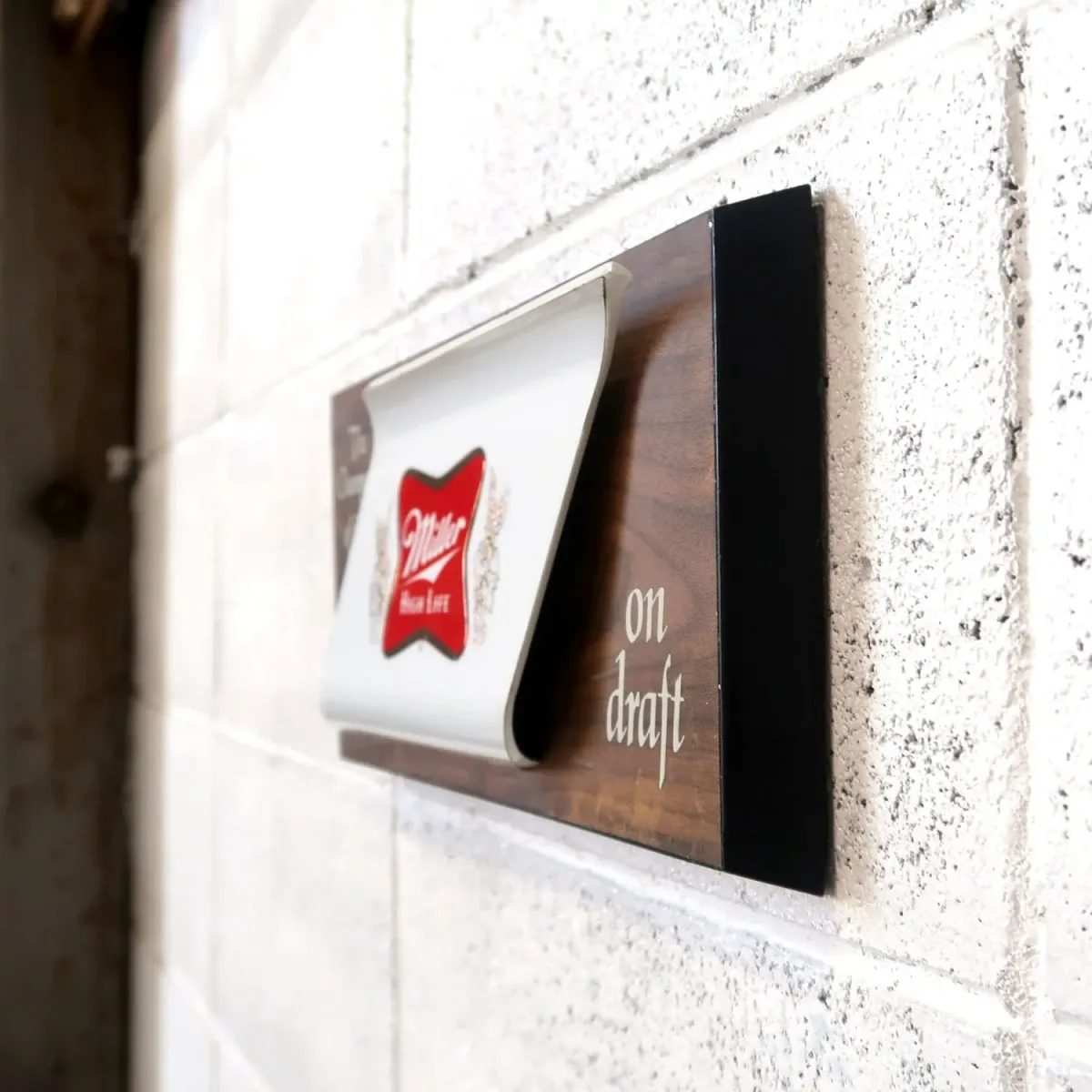 Miller HIGH LIFE ビンテージ ウォールサイン