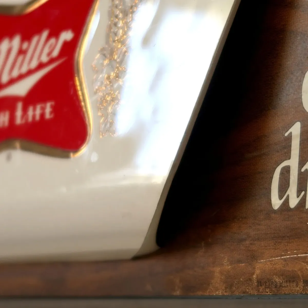 Miller HIGH LIFE ビンテージ ウォールサイン