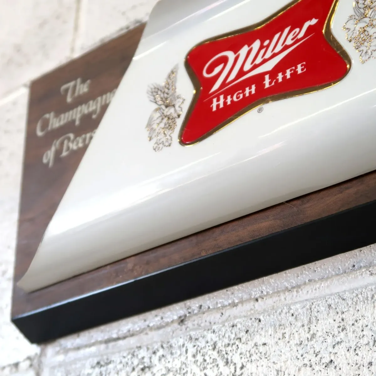 Miller HIGH LIFE ビンテージ ウォールサイン