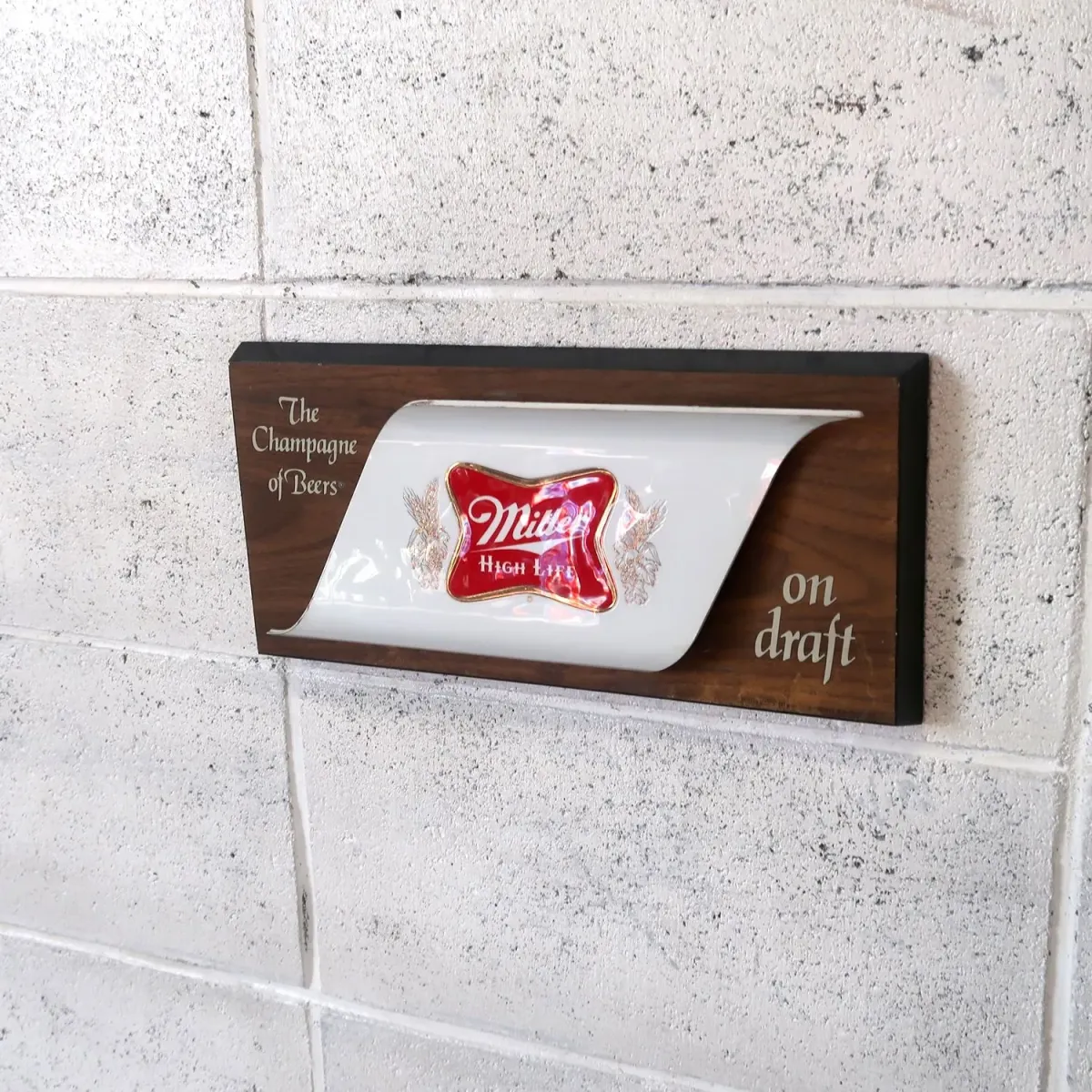 Miller HIGH LIFE ビンテージ ウォールサイン