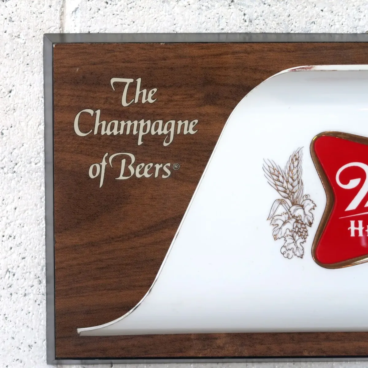 Miller HIGH LIFE ビンテージ ウォールサイン