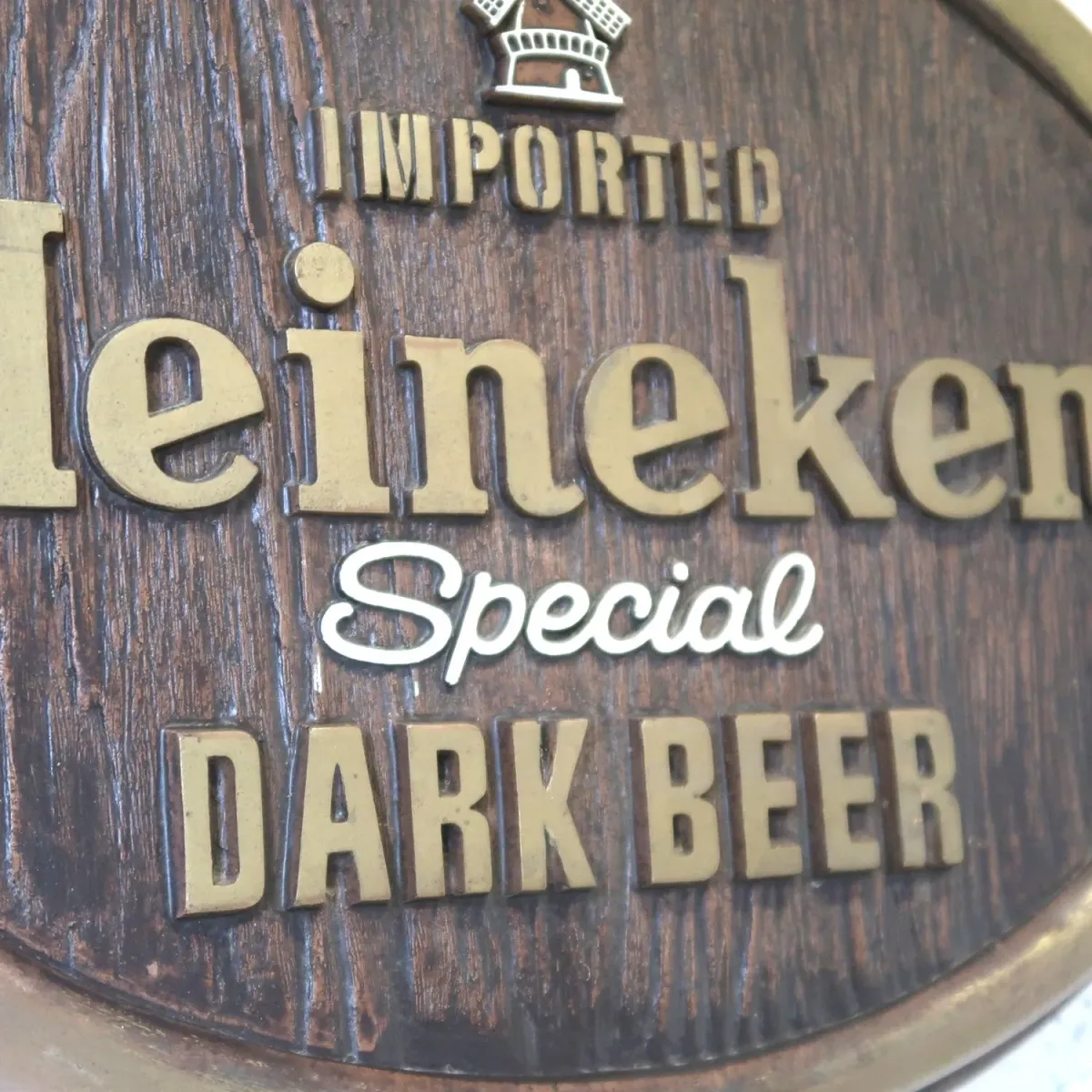 Heineken ビンテージ ウォールサイン