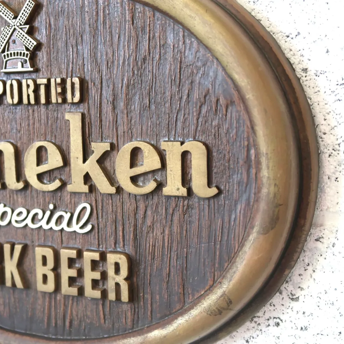 Heineken ビンテージ ウォールサイン
