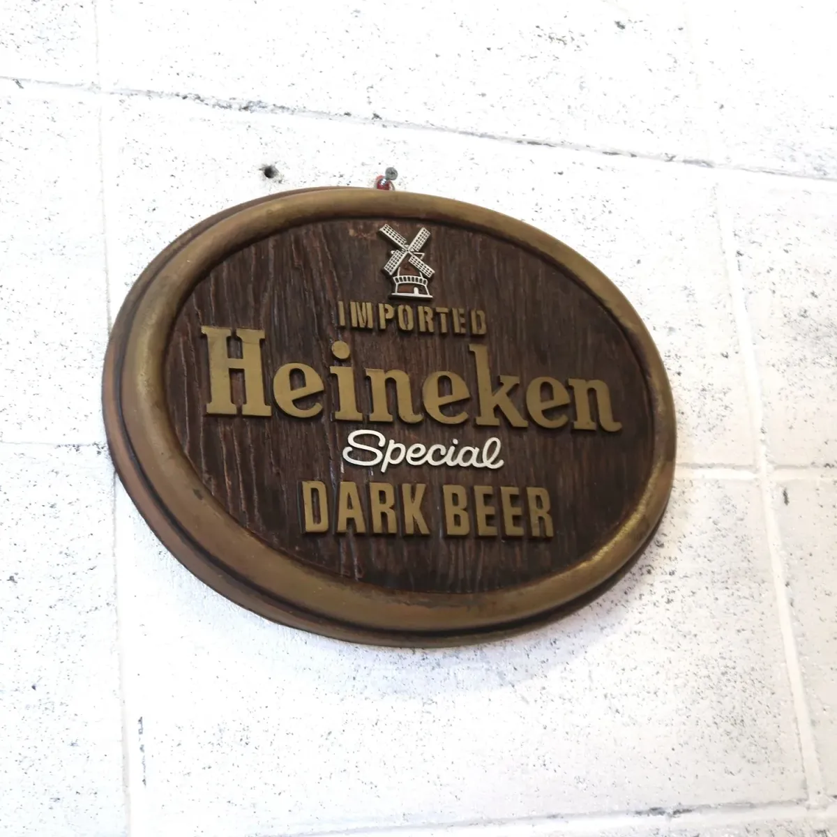 Heineken ビンテージ ウォールサイン