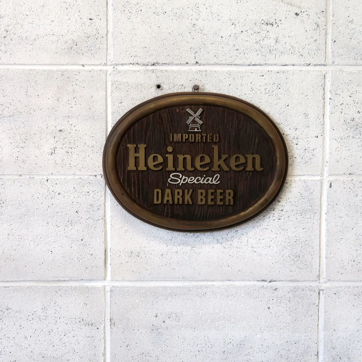 Heineken ビンテージ ウォールサイン