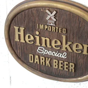 Heineken ビンテージ ウォールサイン