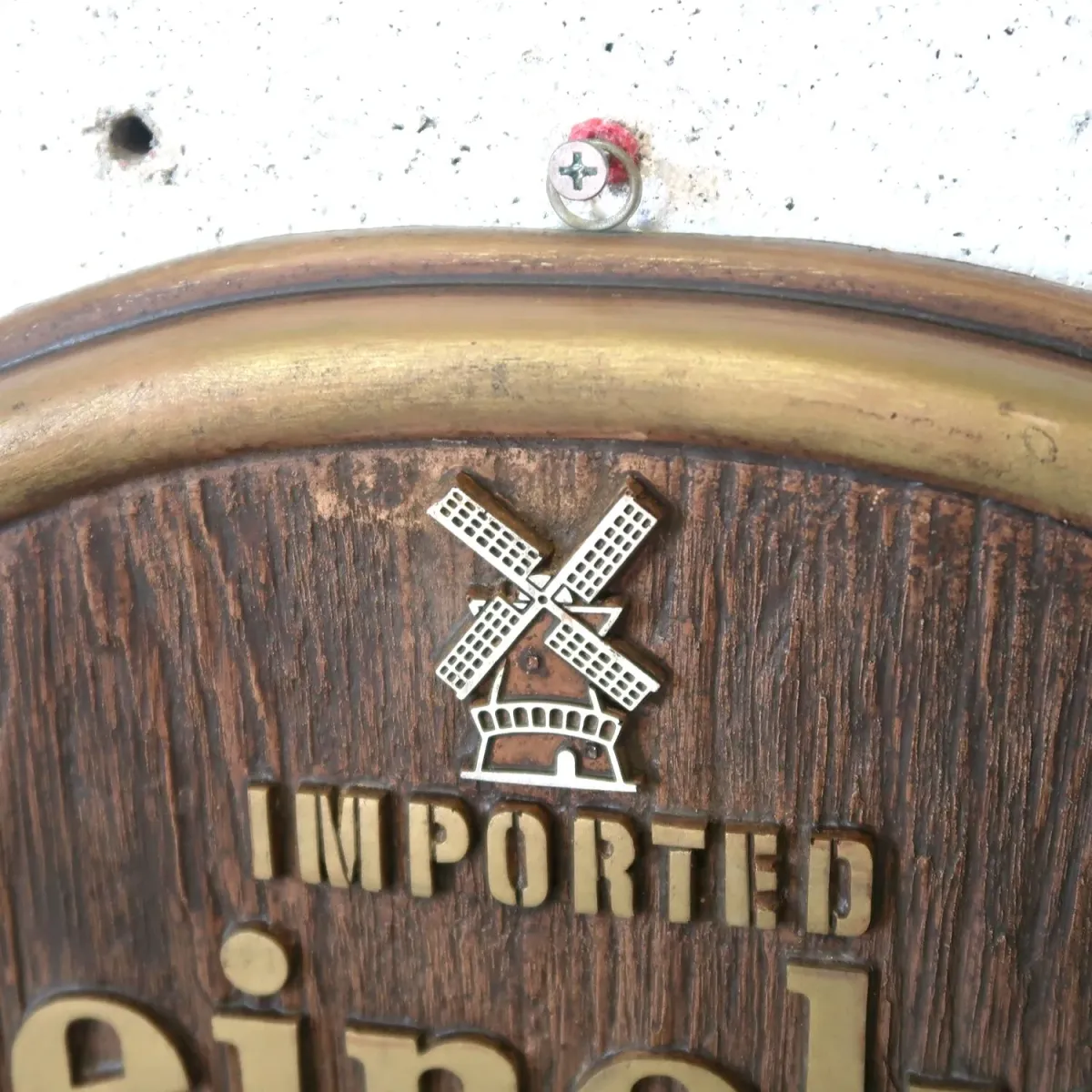 Heineken ビンテージ ウォールサイン
