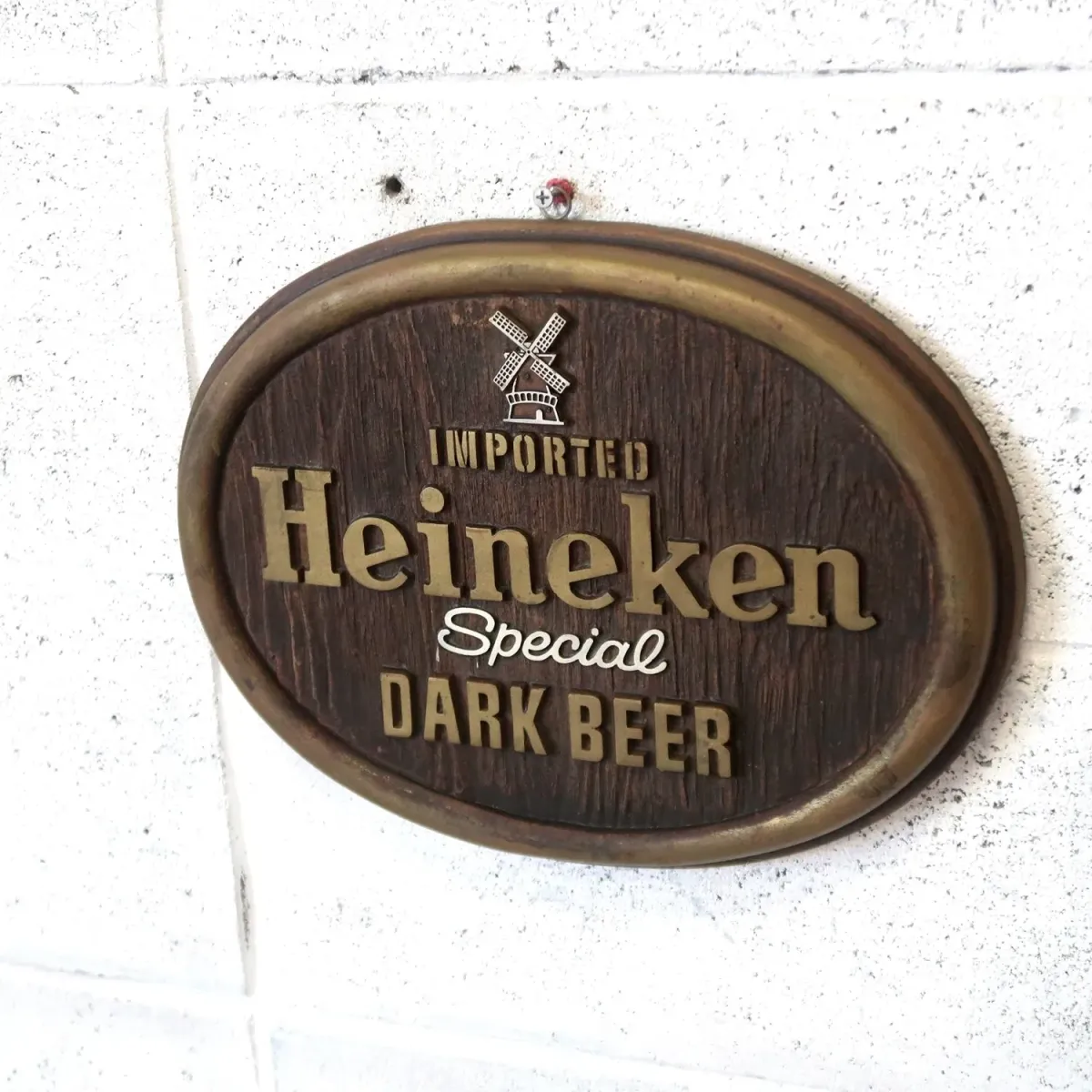 Heineken ビンテージ ウォールサイン