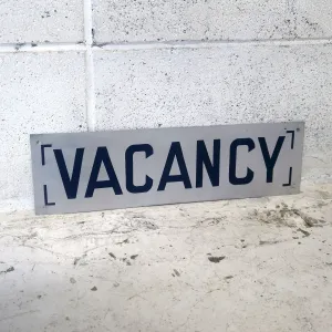 VACANCY メタルプレート