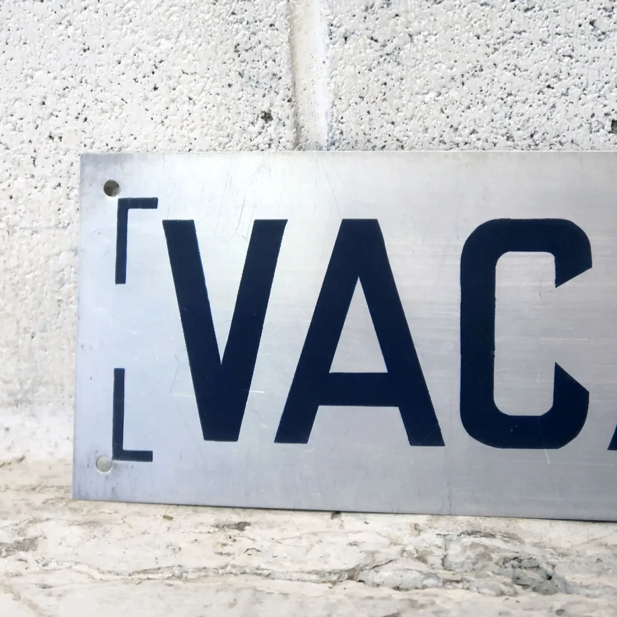 VACANCY メタルプレート
