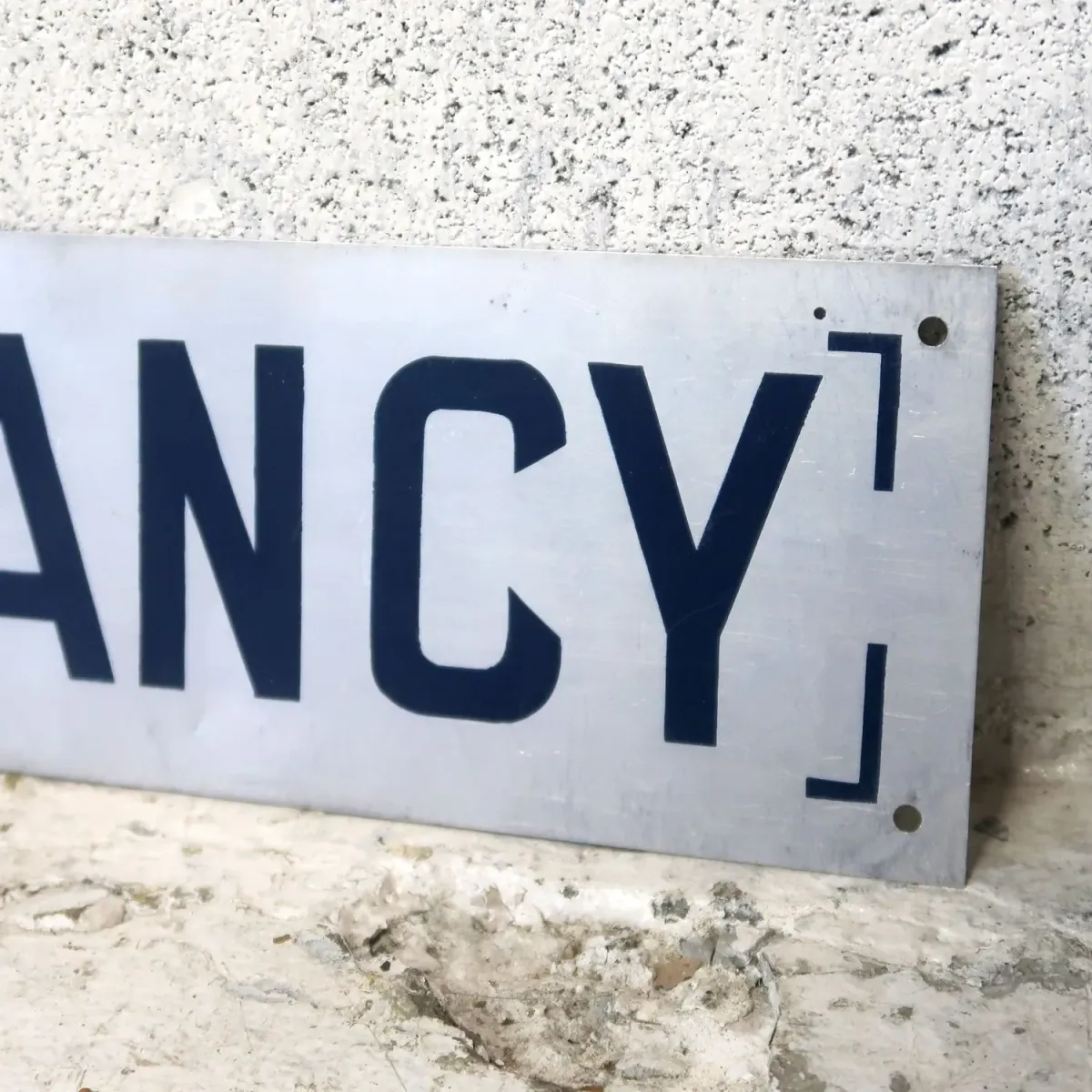 VACANCY メタルプレート