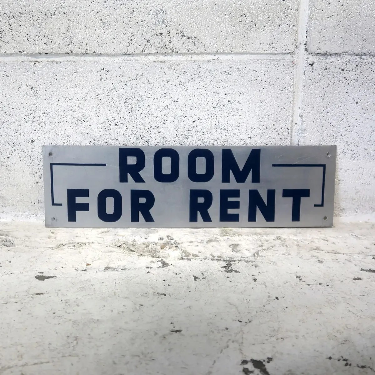 ROOM FOR RENT メタルプレート