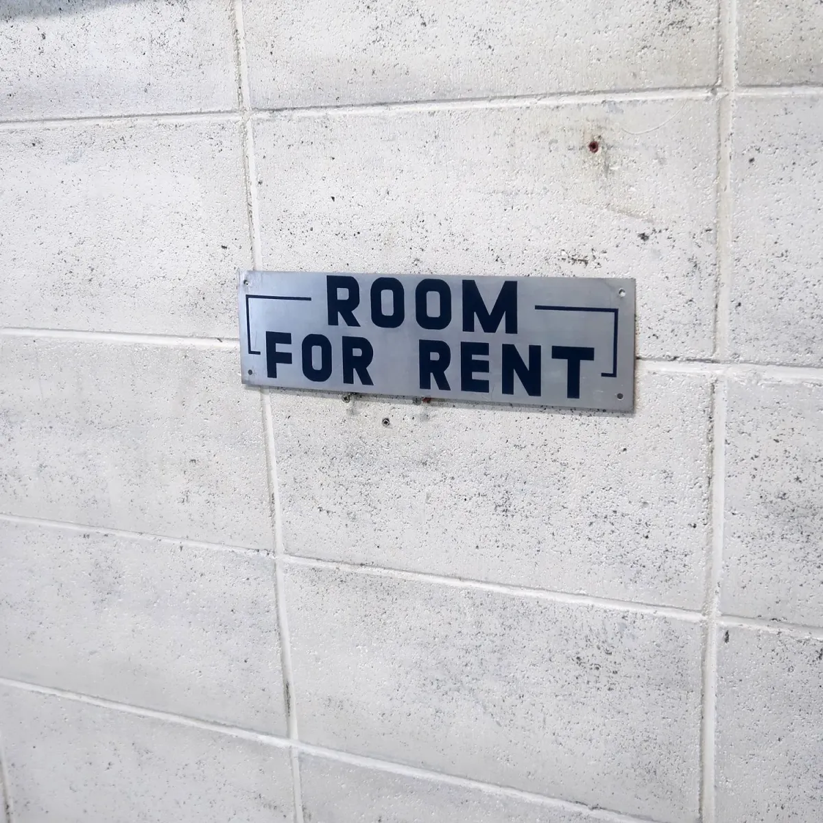 ROOM FOR RENT メタルプレート