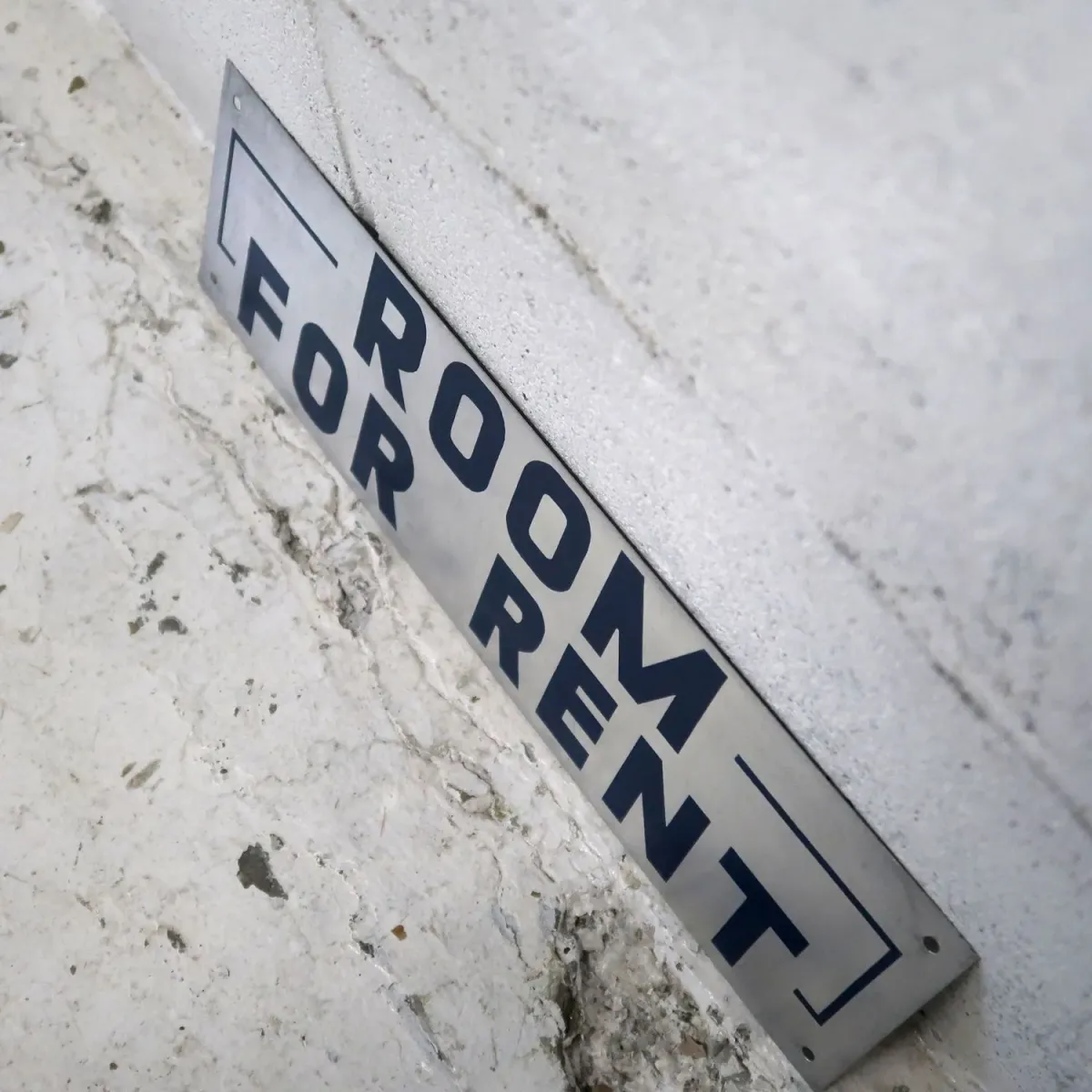 ROOM FOR RENT メタルプレート
