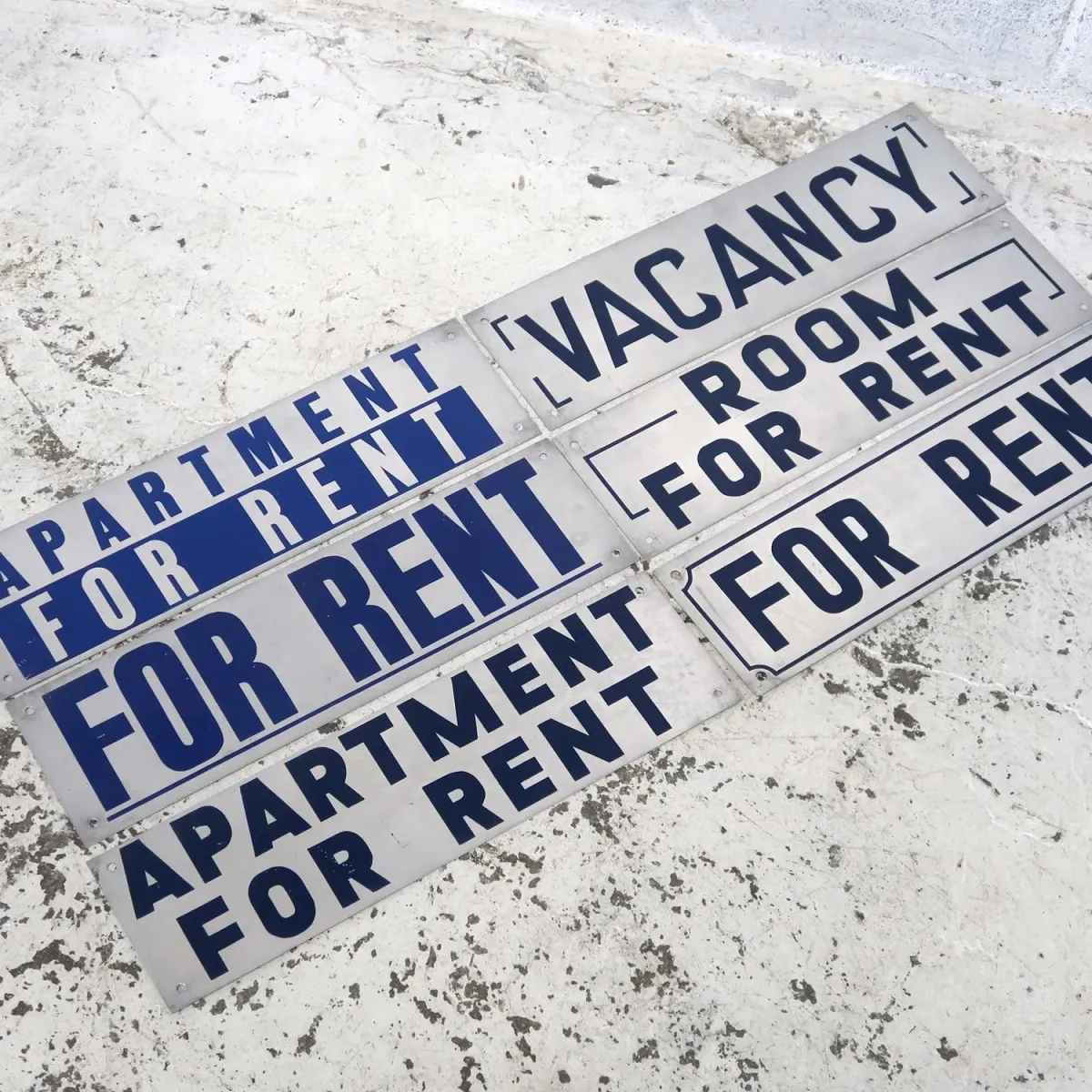 FOR RENT メタルプレート