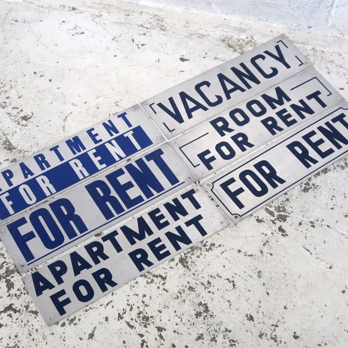 FOR RENT メタルプレート