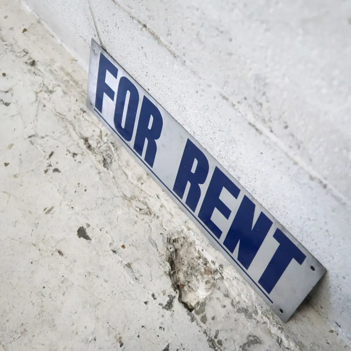 FOR RENT メタルプレート