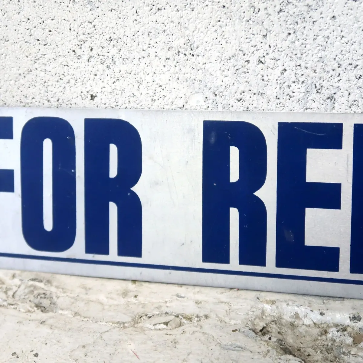 FOR RENT メタルプレート