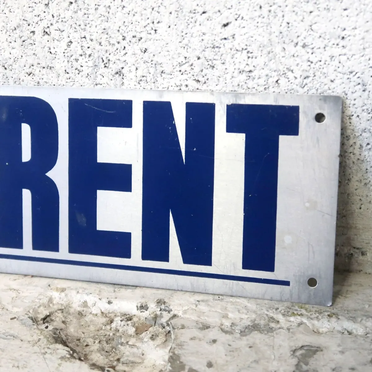 FOR RENT メタルプレート