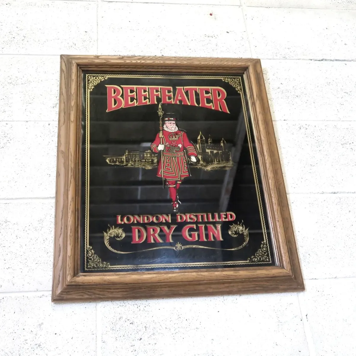 BEEFEATER ビンテージ パブミラー
