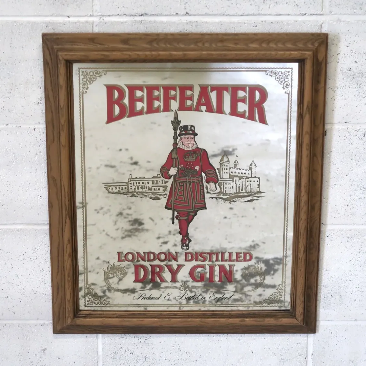 BEEFEATER ビンテージ パブミラー