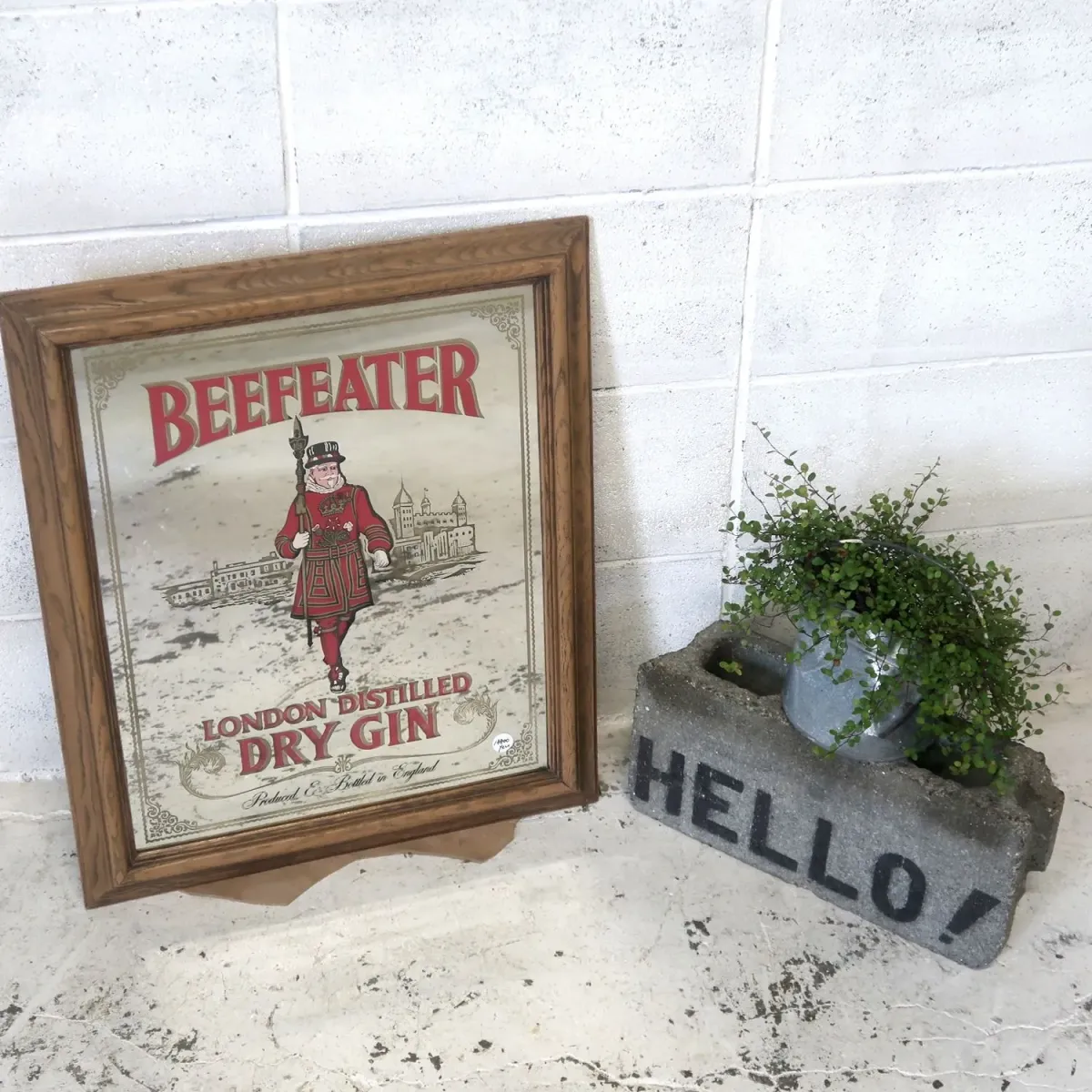 BEEFEATER ビンテージ パブミラー