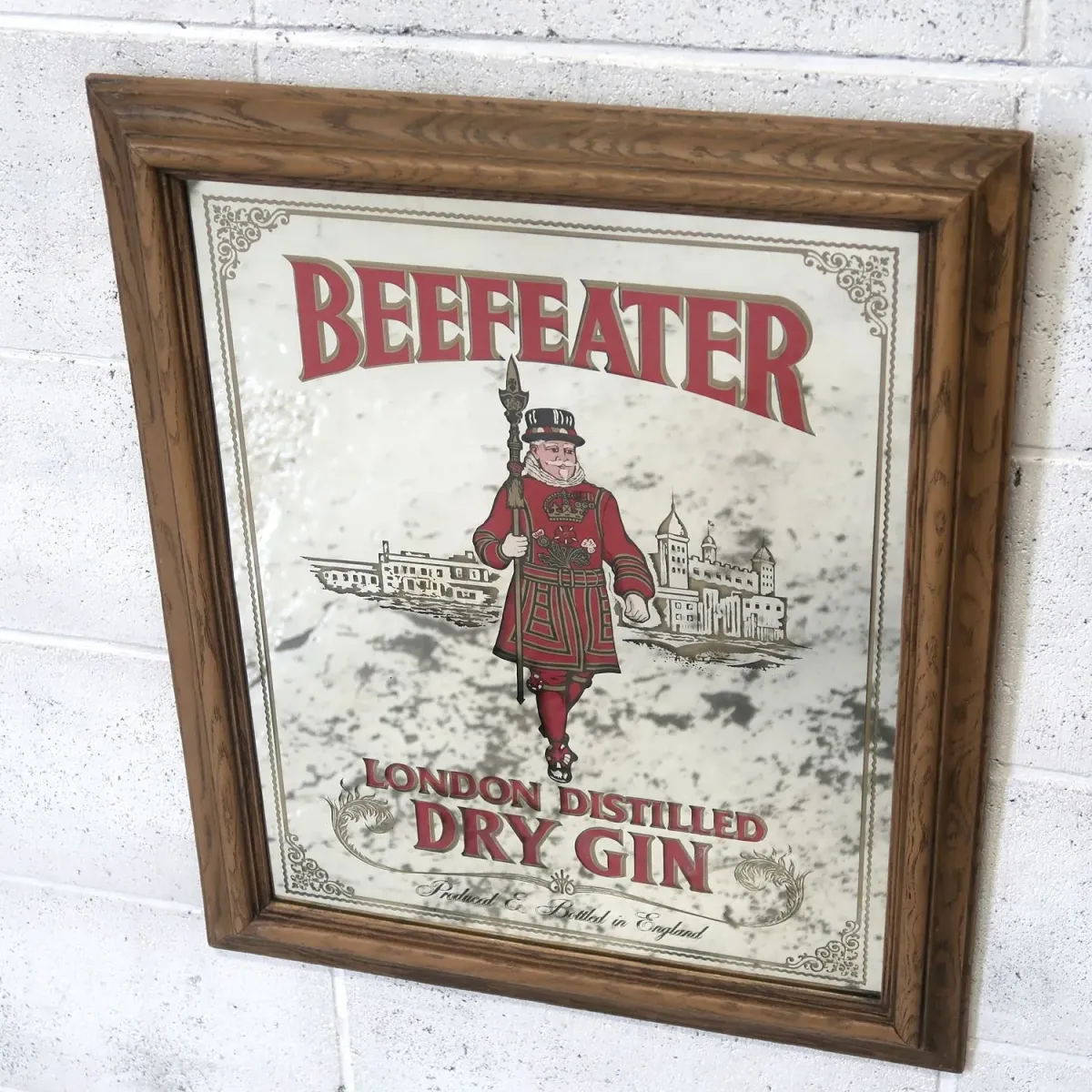 BEEFEATER ビンテージ パブミラー