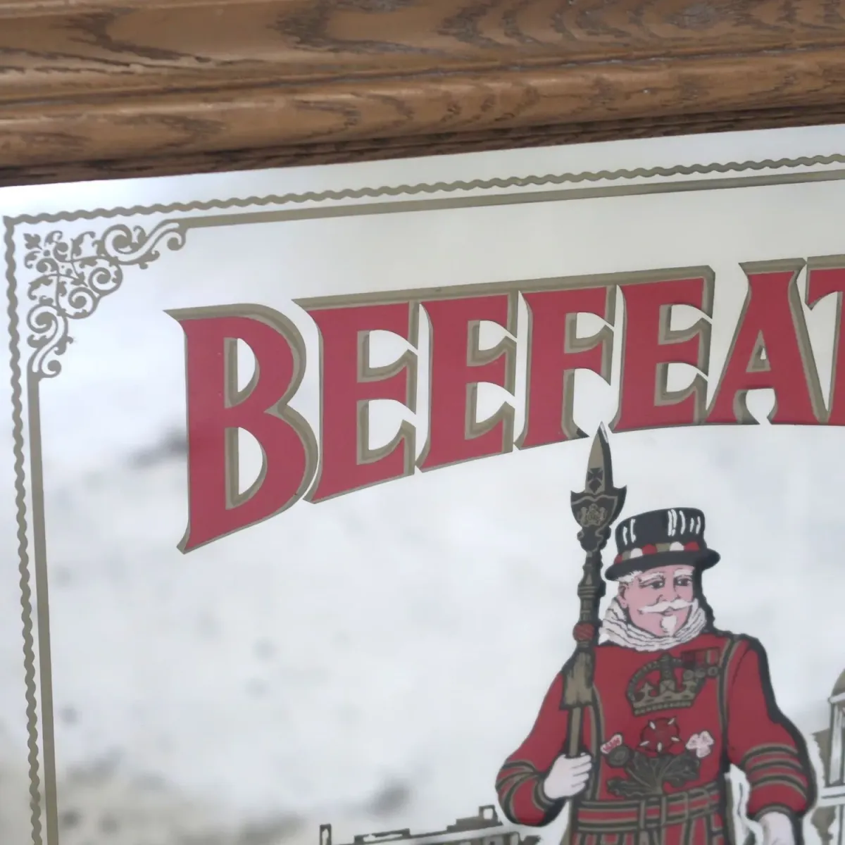 BEEFEATER ビンテージ パブミラー