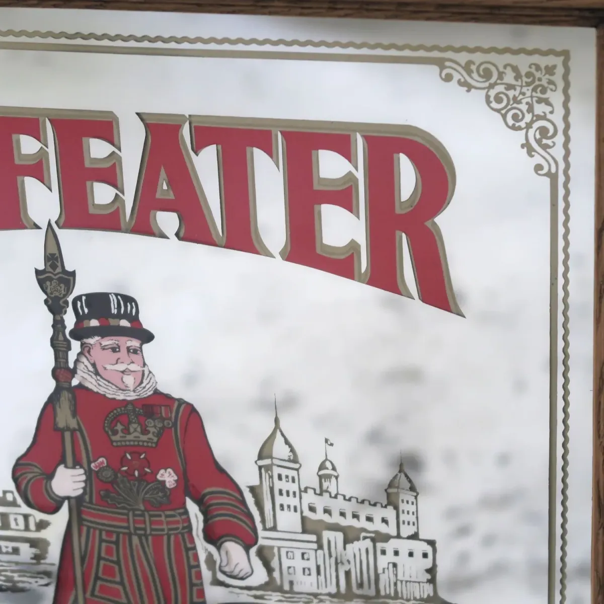 BEEFEATER ビンテージ パブミラー