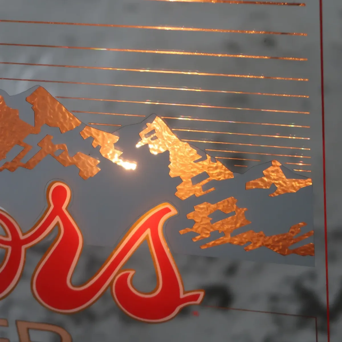 Coors ビンテージ ライトサインパブミラー