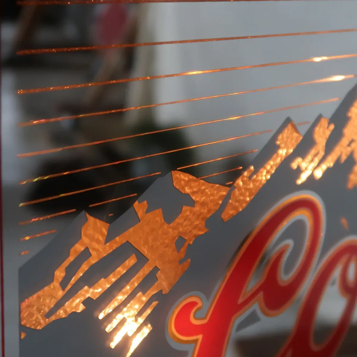Coors ビンテージ ライトサインパブミラー