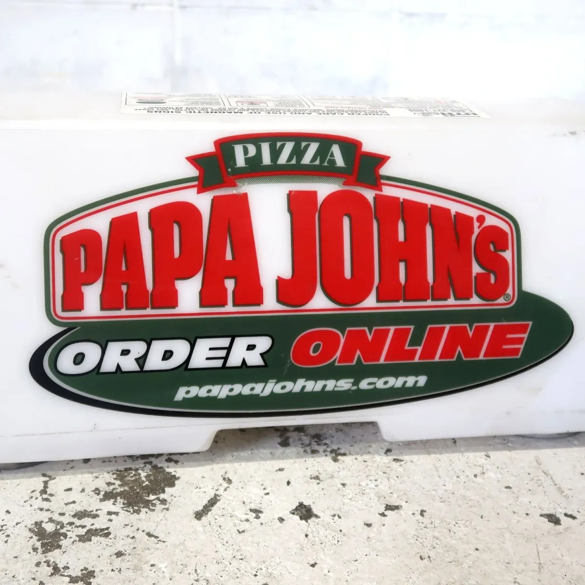 PAPA JOHN'S ライトサイン