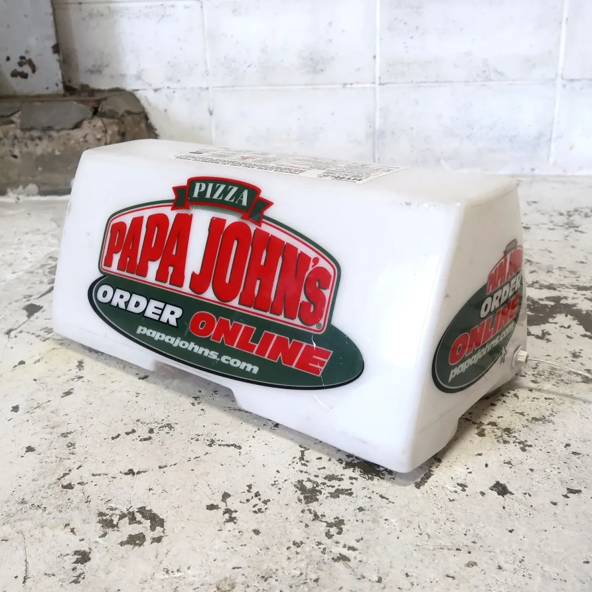 PAPA JOHN'S ライトサイン