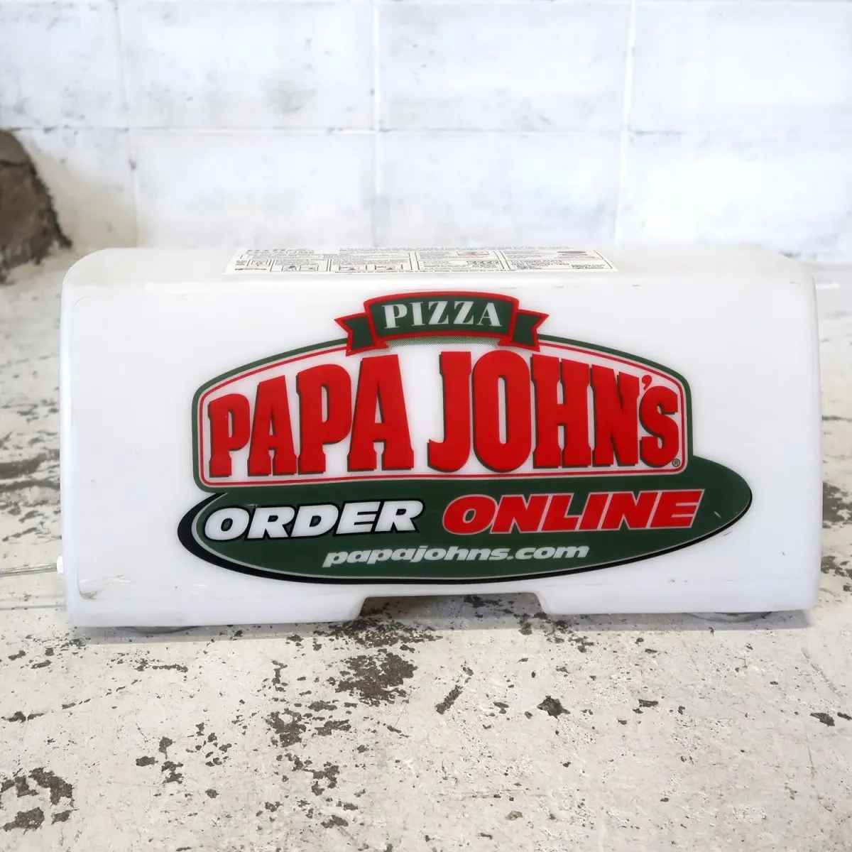 PAPA JOHN'S ライトサイン