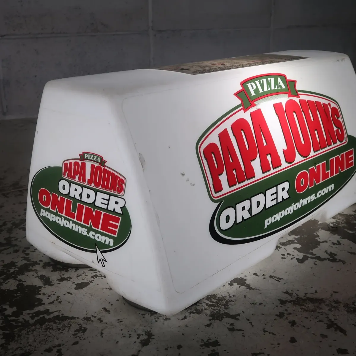 PAPA JOHN'S ライトサイン
