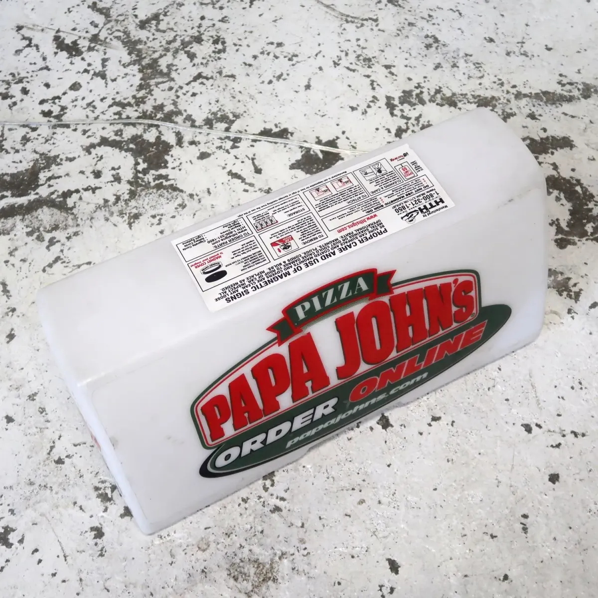 PAPA JOHN'S ライトサイン