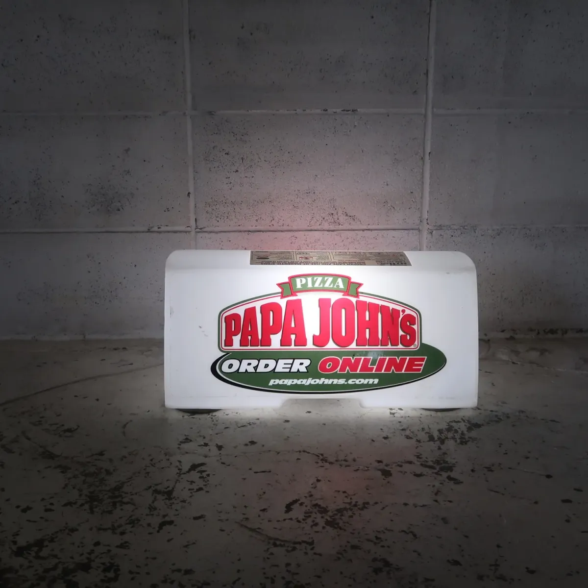 PAPA JOHN'S ライトサイン