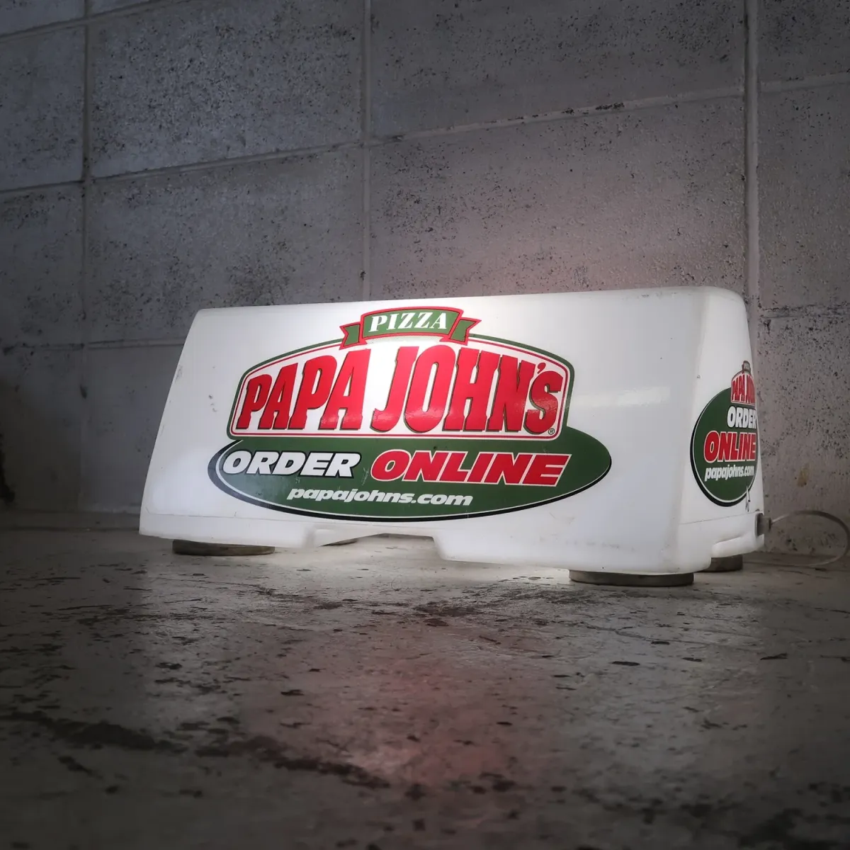 PAPA JOHN'S ライトサイン