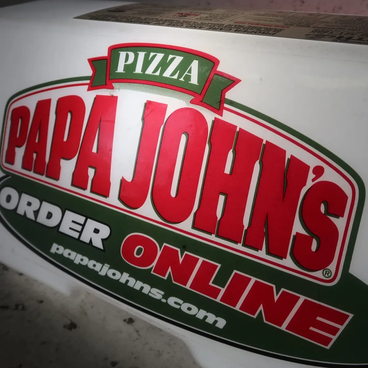 PAPA JOHN'S ライトサイン