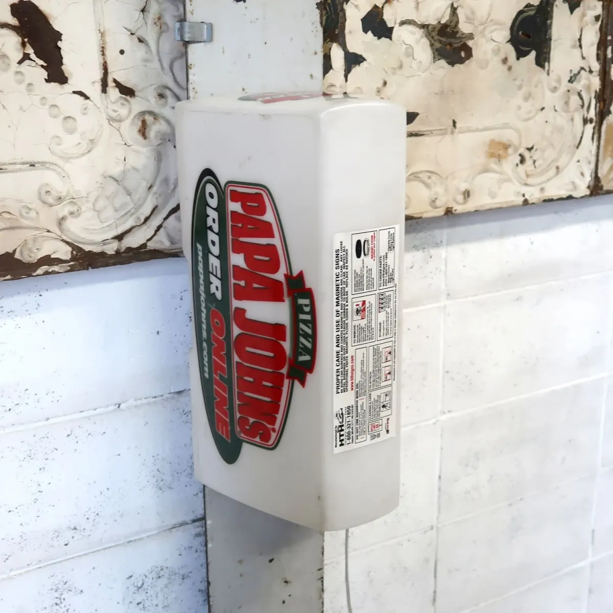 PAPA JOHN'S ライトサイン