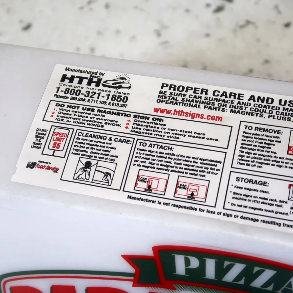 PAPA JOHN'S ライトサイン