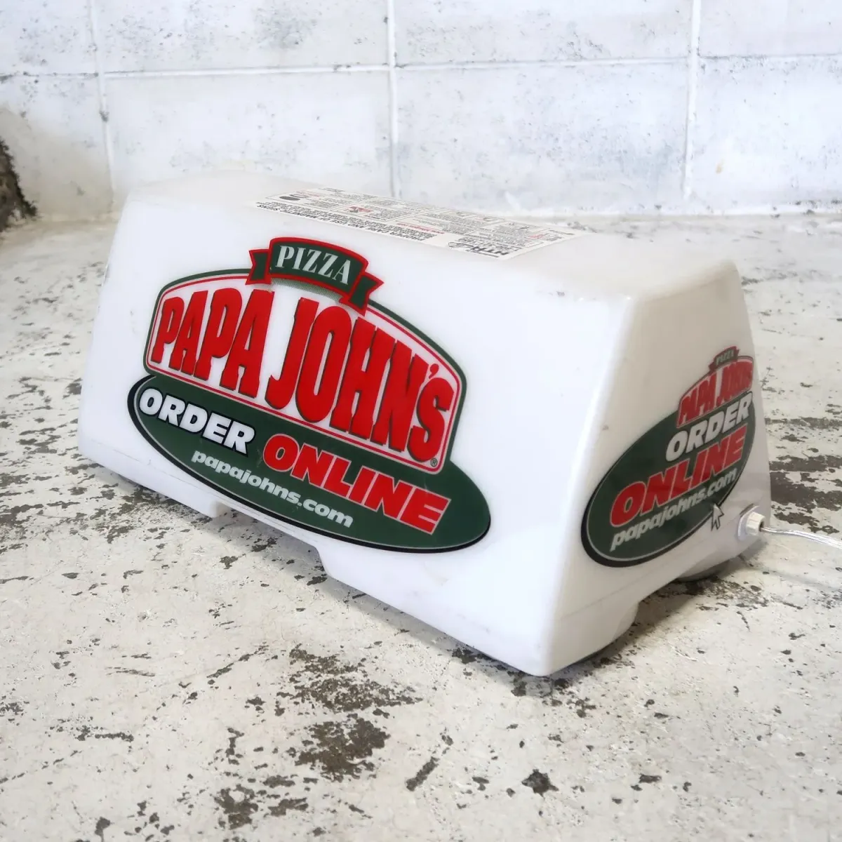 PAPA JOHN'S ライトサイン