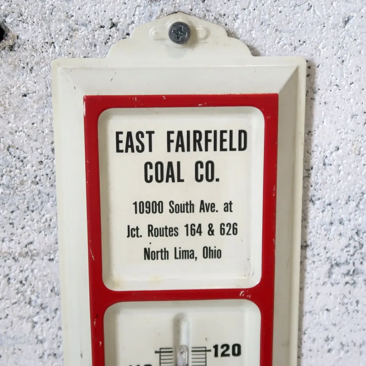 EAST FAIRFIELD COAL CO. ビンテージ 温度計サイン