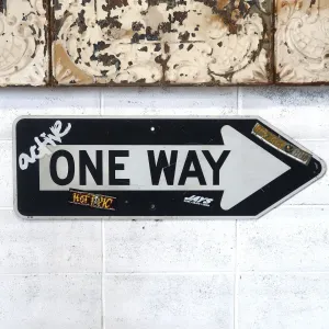 ONE WAY ロードサイン