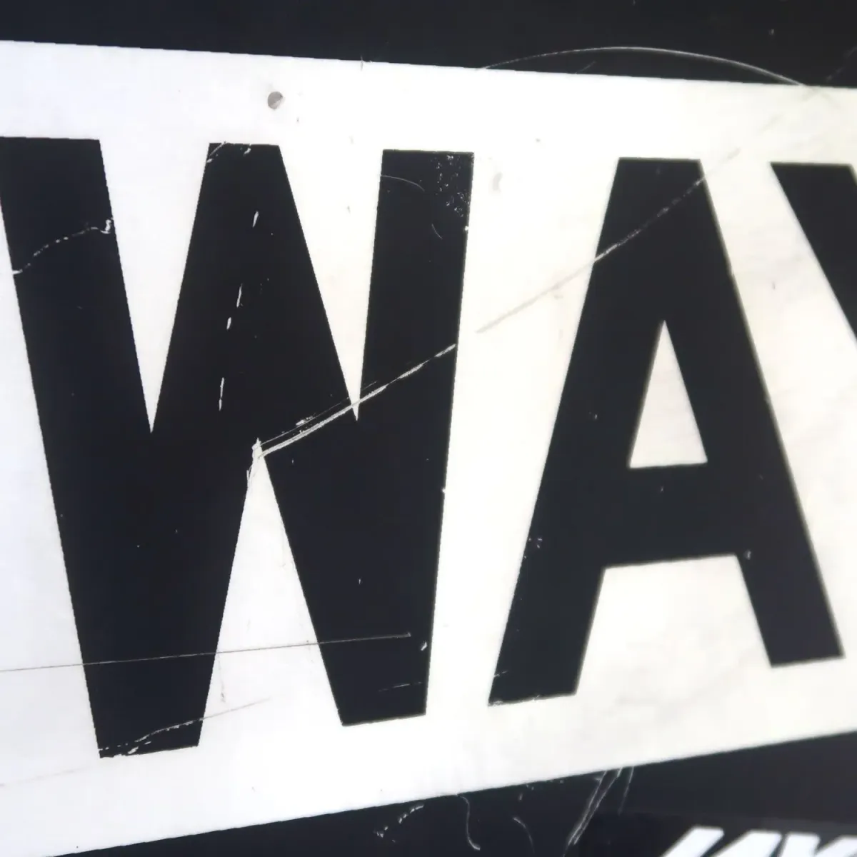 ONE WAY ロードサイン