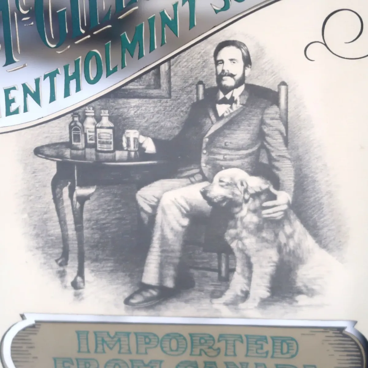 DR. McGILLICUDDY'S ビンテージ パブミラー