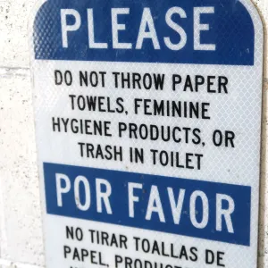 PLEASE メタルサイン